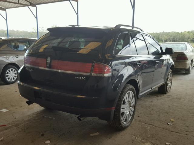 2LMDU68C48BJ23978 - 2008 LINCOLN MKX BLUE photo 4