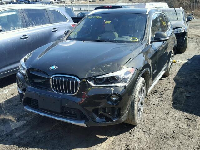 WBXHT3C39H5F70598 - 2017 BMW X1 XDRIVE2 BLACK photo 2