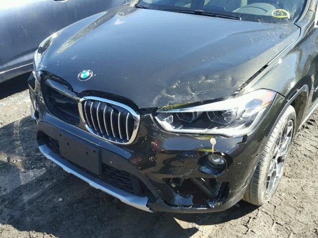WBXHT3C39H5F70598 - 2017 BMW X1 XDRIVE2 BLACK photo 9