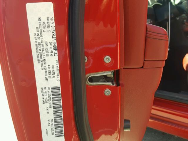 2C3CDXCT3DH518349 - 2013 DODGE CHARGER R/ RED photo 10