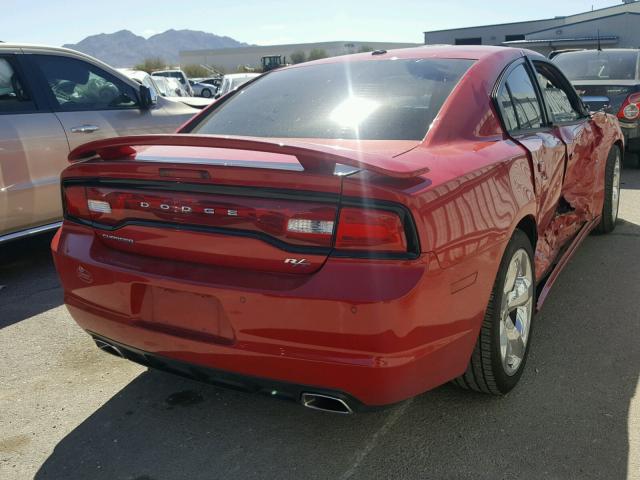 2C3CDXCT3DH518349 - 2013 DODGE CHARGER R/ RED photo 4