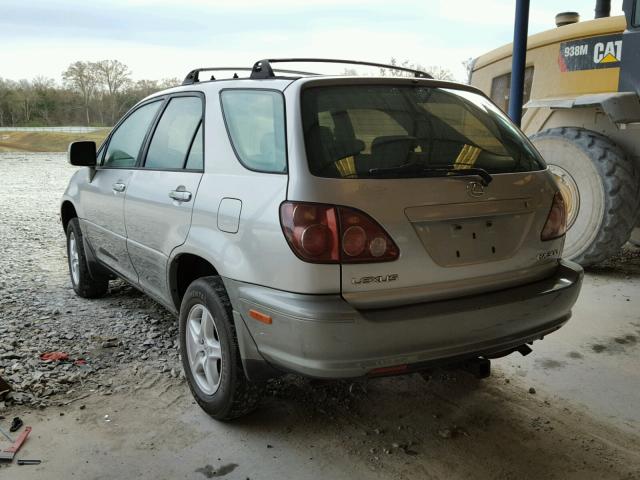 JT6GF10U1X0041681 - 1999 LEXUS RX 300 SILVER photo 3