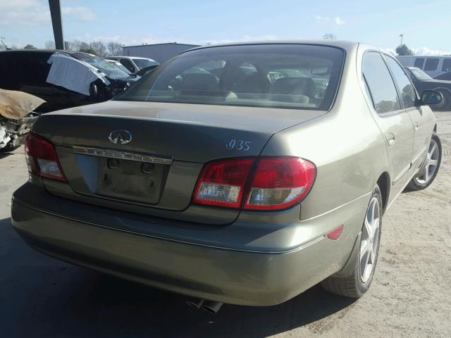 JNKDA31A12T023021 - 2002 INFINITI I35 GREEN photo 4