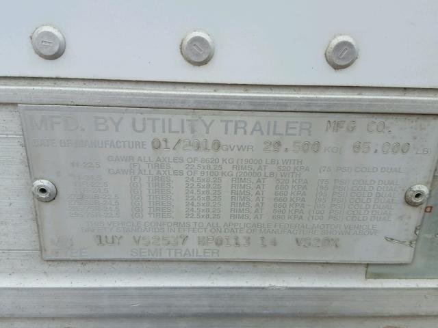 1UYVS2537BP011314 - 2011 UTILITY VAN Ağ foto 10