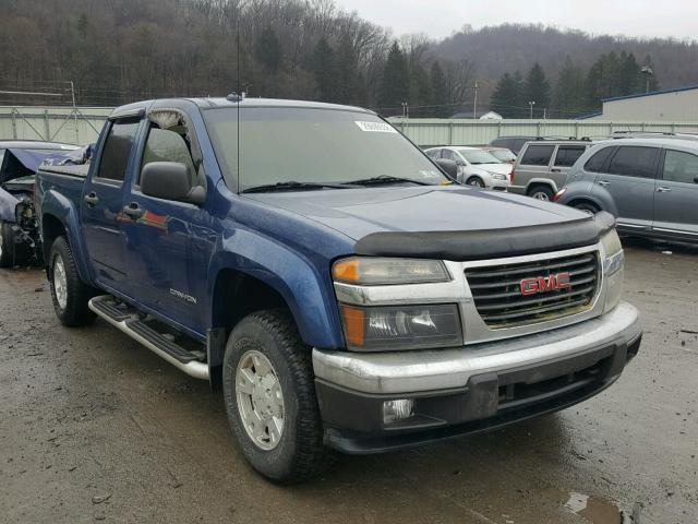 1GTDT136458173561 - 2005 GMC CANYON BLUE photo 1