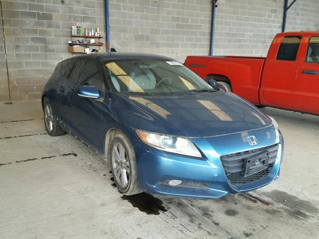 JHMZF1D69BS007819 - 2011 HONDA CR-Z EX BLUE photo 1