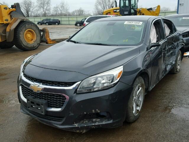 1G11B5SA9GU112809 - 2016 CHEVROLET MALIBU LIM GRAY photo 2