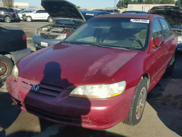 1HGCG66871A006402 - 2001 HONDA ACCORD EX RED photo 2