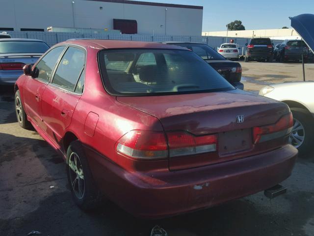 1HGCG66871A006402 - 2001 HONDA ACCORD EX RED photo 3