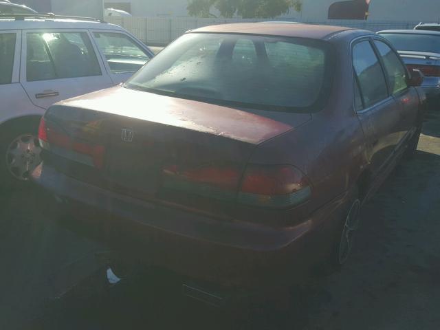 1HGCG66871A006402 - 2001 HONDA ACCORD EX RED photo 4