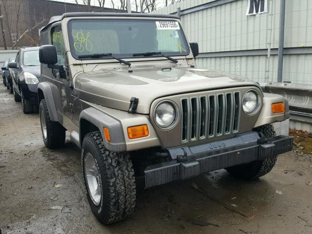 1J4FA49SX5P347959 - 2005 JEEP WRANGLER / BEIGE photo 1