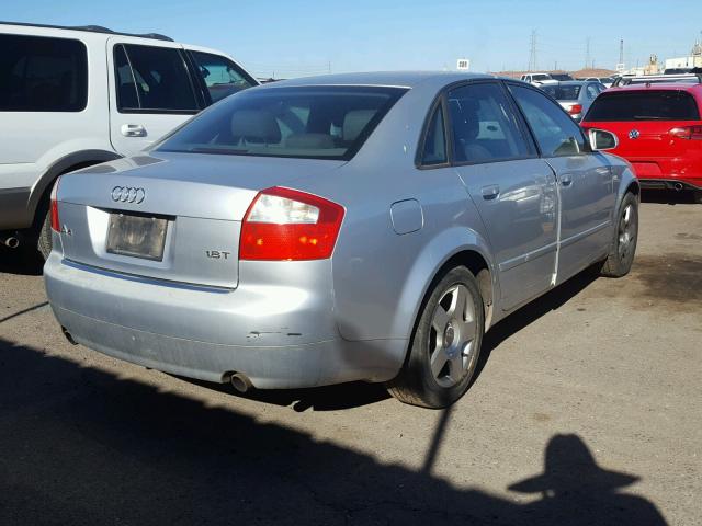 WAUJC68E54A169166 - 2004 AUDI A4 1.8T SILVER photo 4