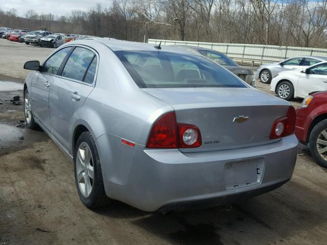 1G1ZG57B294132392 - 2009 CHEVROLET MALIBU LS SILVER photo 3