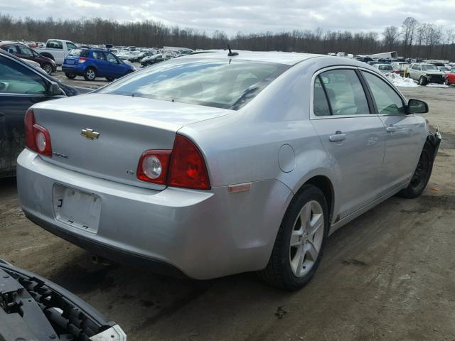 1G1ZG57B294132392 - 2009 CHEVROLET MALIBU LS SILVER photo 4