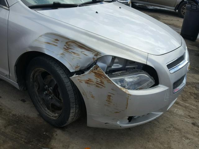 1G1ZG57B294132392 - 2009 CHEVROLET MALIBU LS SILVER photo 9