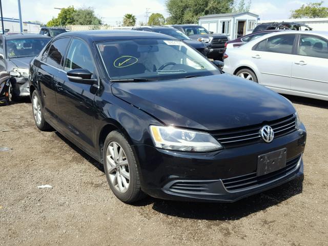 3VWD17AJ7EM274781 - 2014 VOLKSWAGEN JETTA SE BLACK photo 1