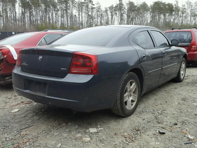 2B3KA43G77H874245 - 2007 DODGE CHARGER SE BLUE photo 4