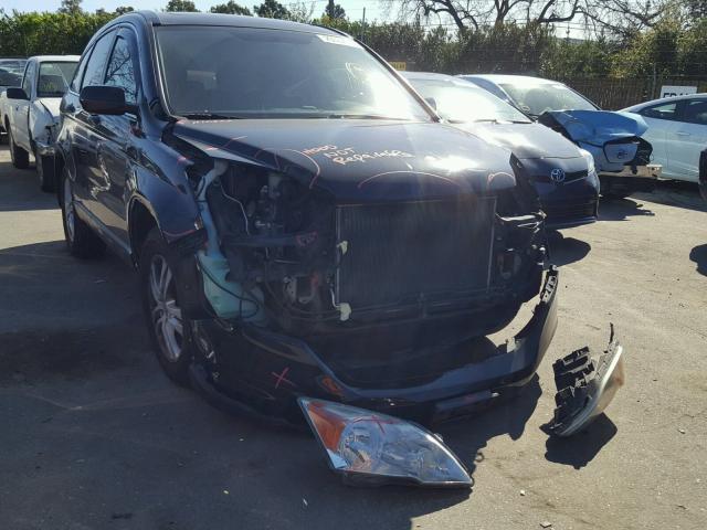 5J6RE3H5XBL021301 - 2011 HONDA CR-V EX BLACK photo 1