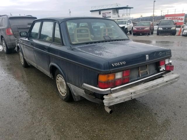 YV1AS8803N1473341 - 1992 VOLVO 240 BASE BLACK photo 3