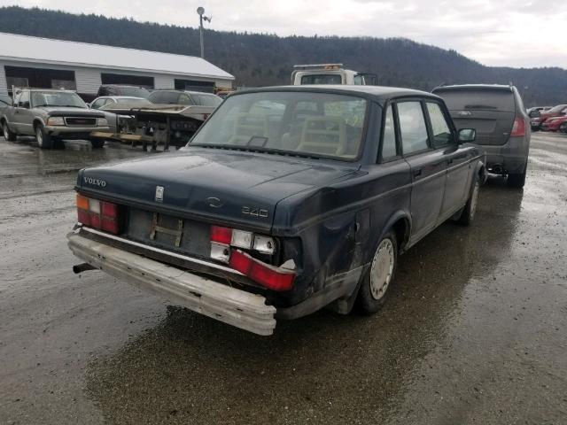 YV1AS8803N1473341 - 1992 VOLVO 240 BASE BLACK photo 4