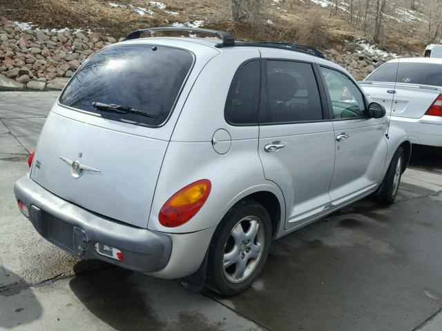 3C8FY4BB31T644278 - 2001 CHRYSLER PT CRUISER SILVER photo 4