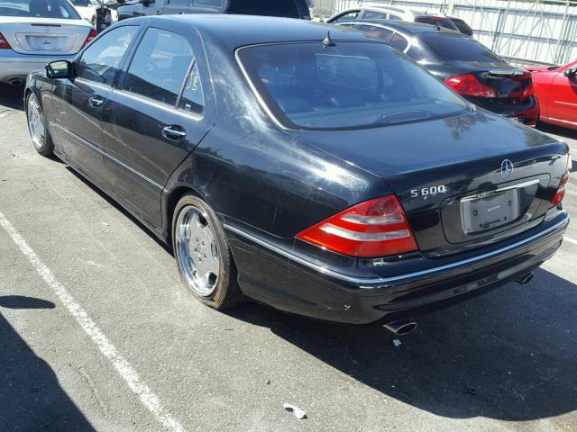 WDBNG78J52A232967 - 2002 MERCEDES-BENZ S 600 SILVER photo 3