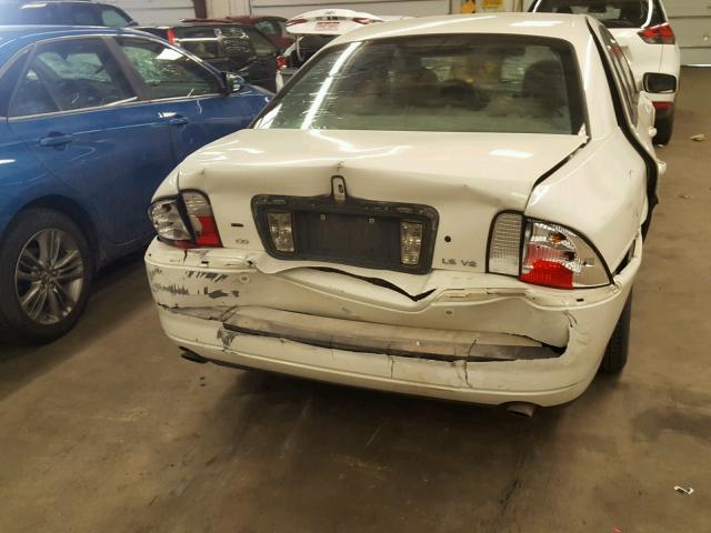 1LNHM87A13Y659095 - 2003 LINCOLN LS WHITE photo 9