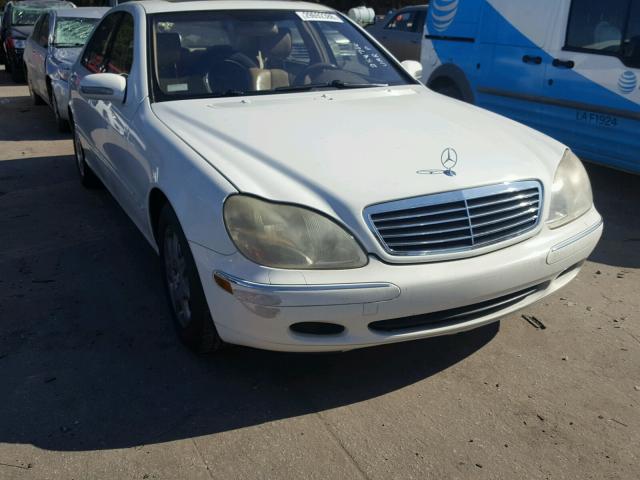 WDBNG70J52A254768 - 2002 MERCEDES-BENZ S 430 WHITE photo 9