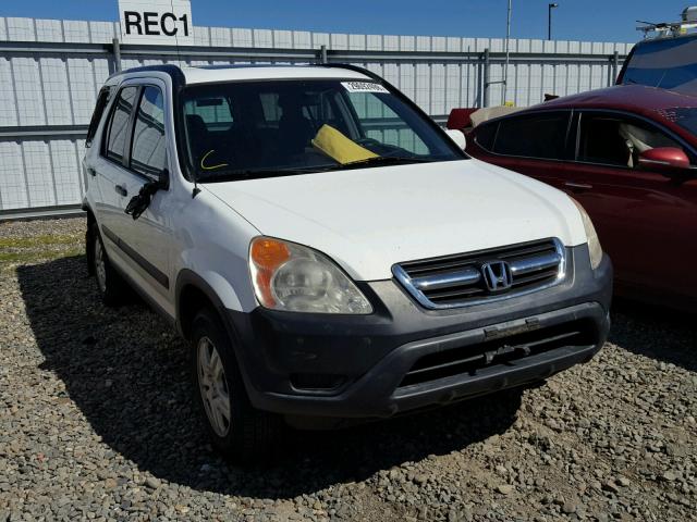 JHLRD78854C046607 - 2004 HONDA CR-V EX WHITE photo 1