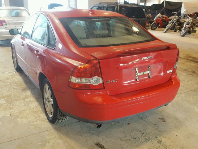 YV1MS682252120991 - 2005 VOLVO S40 T5 RED photo 3