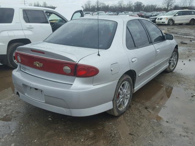 1G1JH52F547154916 - 2004 CHEVROLET CAVALIER SILVER photo 4