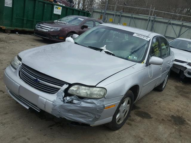 1G1NE52J81M569966 - 2001 CHEVROLET MALIBU LS SILVER photo 2