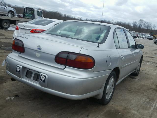 1G1NE52J81M569966 - 2001 CHEVROLET MALIBU LS SILVER photo 4