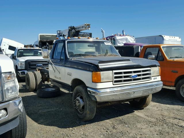 2FDLF47G8MCA02322 - 1991 FORD F SUPER DU WHITE photo 1