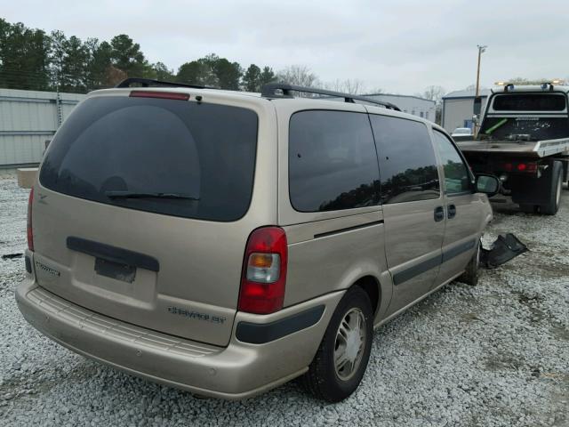 1GNDX03EX4D116588 - 2004 CHEVROLET VENTURE GOLD photo 4