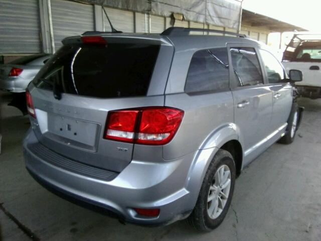 3C4PDCBBXHT547682 - 2017 DODGE JOURNEY SX GRAY photo 4