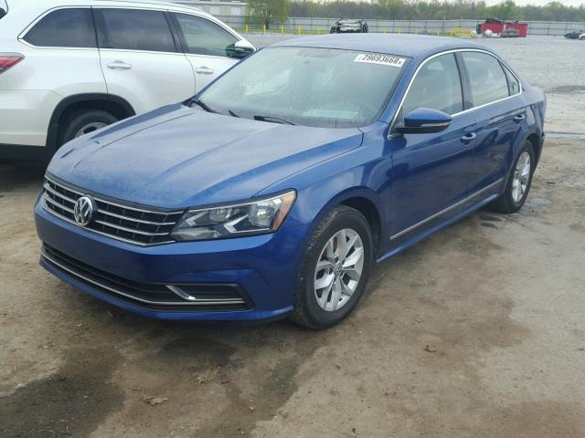 1VWAT7A3XGC015155 - 2016 VOLKSWAGEN PASSAT S BLUE photo 2