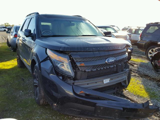 1FM5K8GT3EGC48574 - 2014 FORD EXPLORER S BLACK photo 1