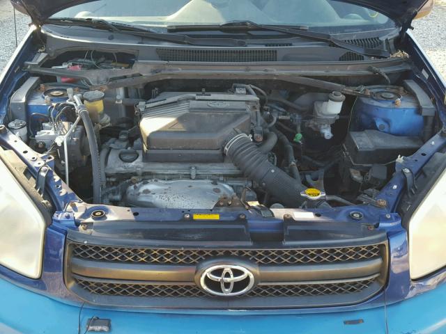 JTEHD20V056033983 - 2005 TOYOTA RAV4 BLUE photo 7