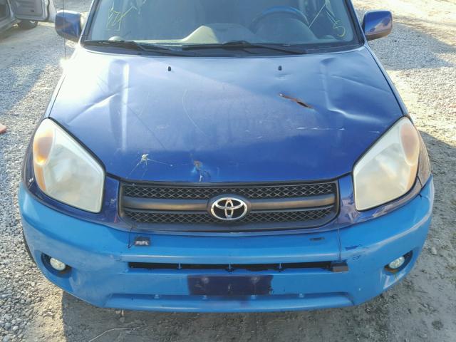 JTEHD20V056033983 - 2005 TOYOTA RAV4 BLUE photo 9