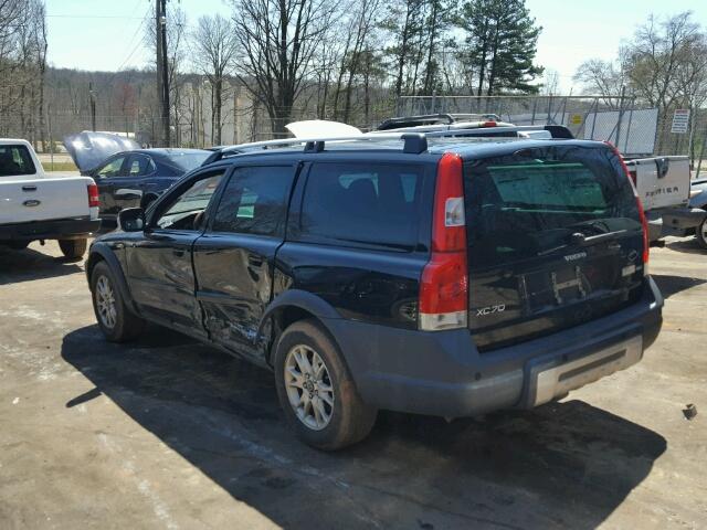 YV4SZ592271254228 - 2007 VOLVO XC70 BLACK photo 3