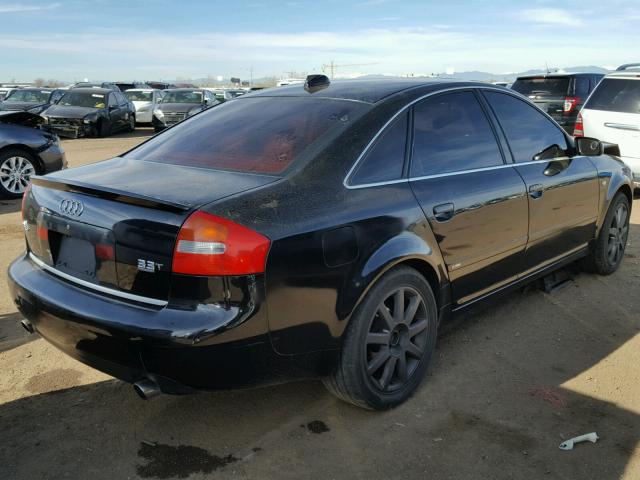 WAUCD64B44N091389 - 2004 AUDI A6 S-LINE BLACK photo 4