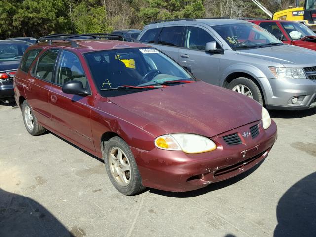 KMHJW25F6XU148129 - 1999 HYUNDAI ELANTRA BA MAROON photo 1