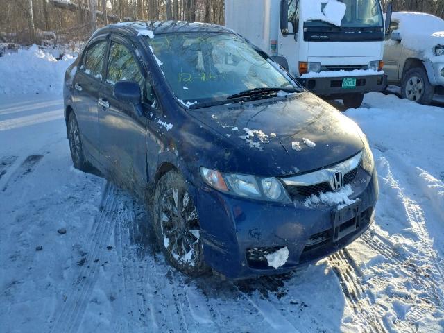 2HGFA16849H514678 - 2009 HONDA CIVIC EX ლურჯი ფოტო 1