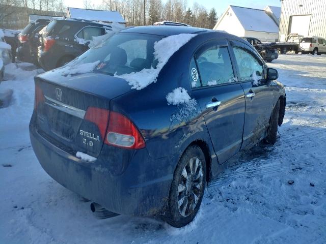 2HGFA16849H514678 - 2009 HONDA CIVIC EX ლურჯი ფოტო 4