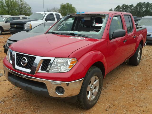 1N6AD07UX9C427891 - 2009 NISSAN FRONTIER C RED photo 2