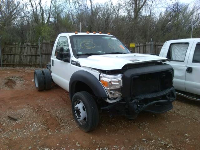 1FDUF4GY1FED43572 - 2015 FORD F450 SUPER WHITE photo 1