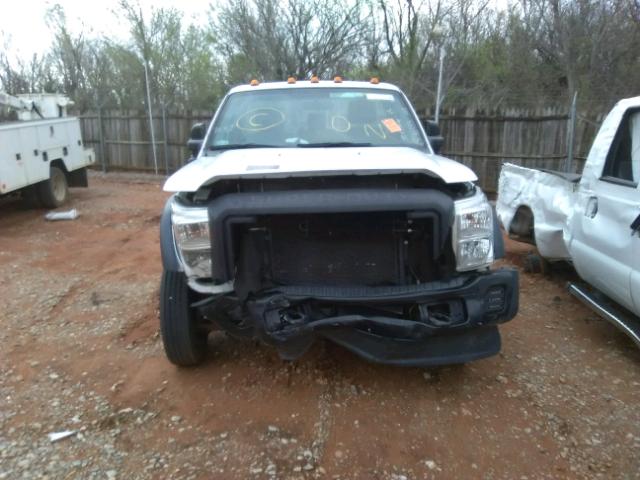 1FDUF4GY1FED43572 - 2015 FORD F450 SUPER WHITE photo 9