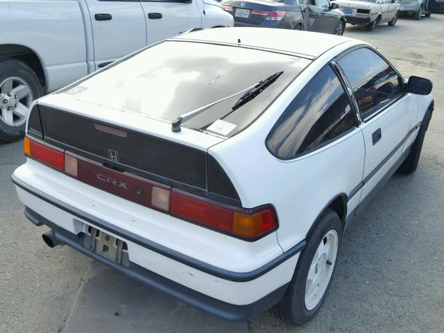 JHMED8455MS000003 - 1991 HONDA CIVIC CRX WHITE photo 4