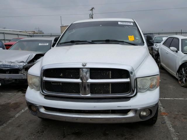 3D7KR28C35G744886 - 2005 DODGE RAM 2500 S WHITE photo 9